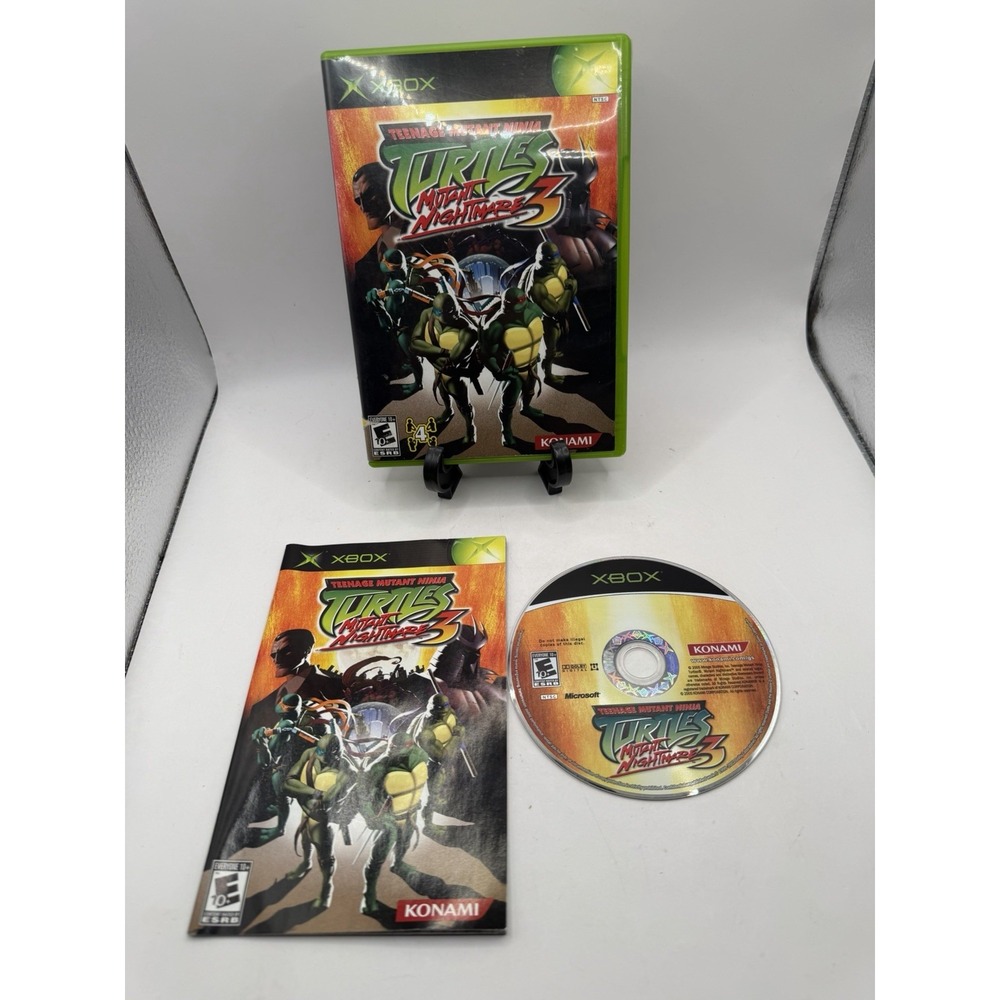 Teenage Mutant Ninja Turtles 3: Mutant Nightmare / Microsoft Xbox  Complete CIB